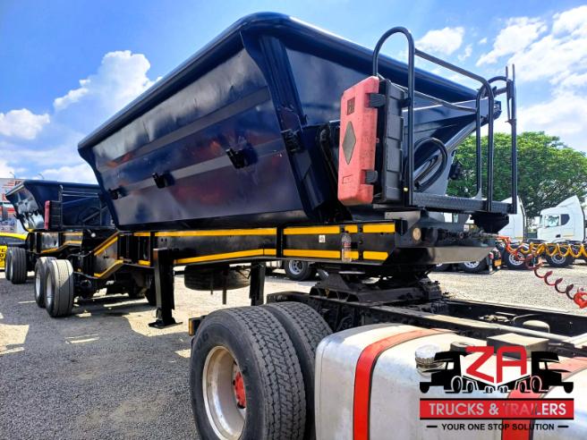 2021 LEADER 20 CUBE SIDE TIPPER TRAILER #53307